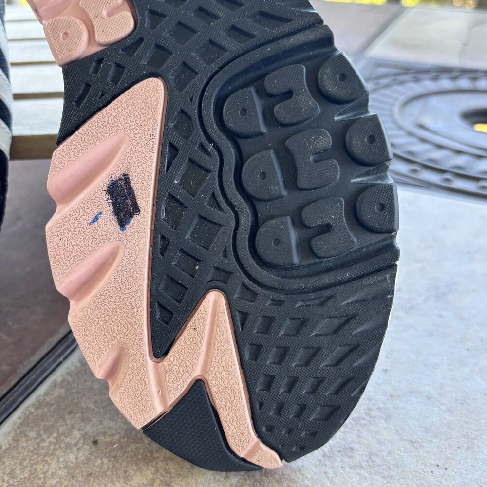 Adidas Nite Jogger Sneaker Reptile Pack-Pink Athletic Trainer Womens Size 7 - Picture 8 of 11